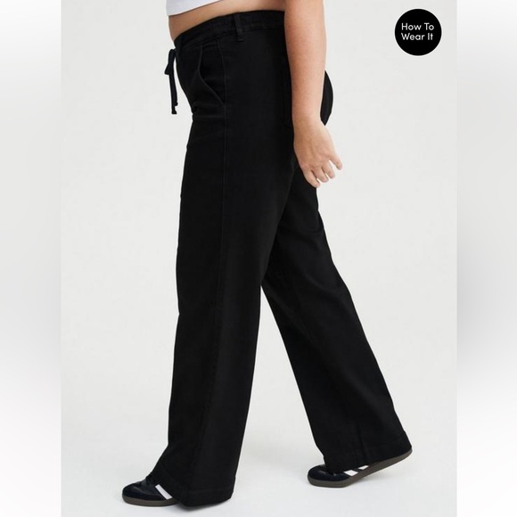 ❤️ Day Special Torrid Weekend Black Wide Leg Jeans size 00 short - Picture 3 of 6